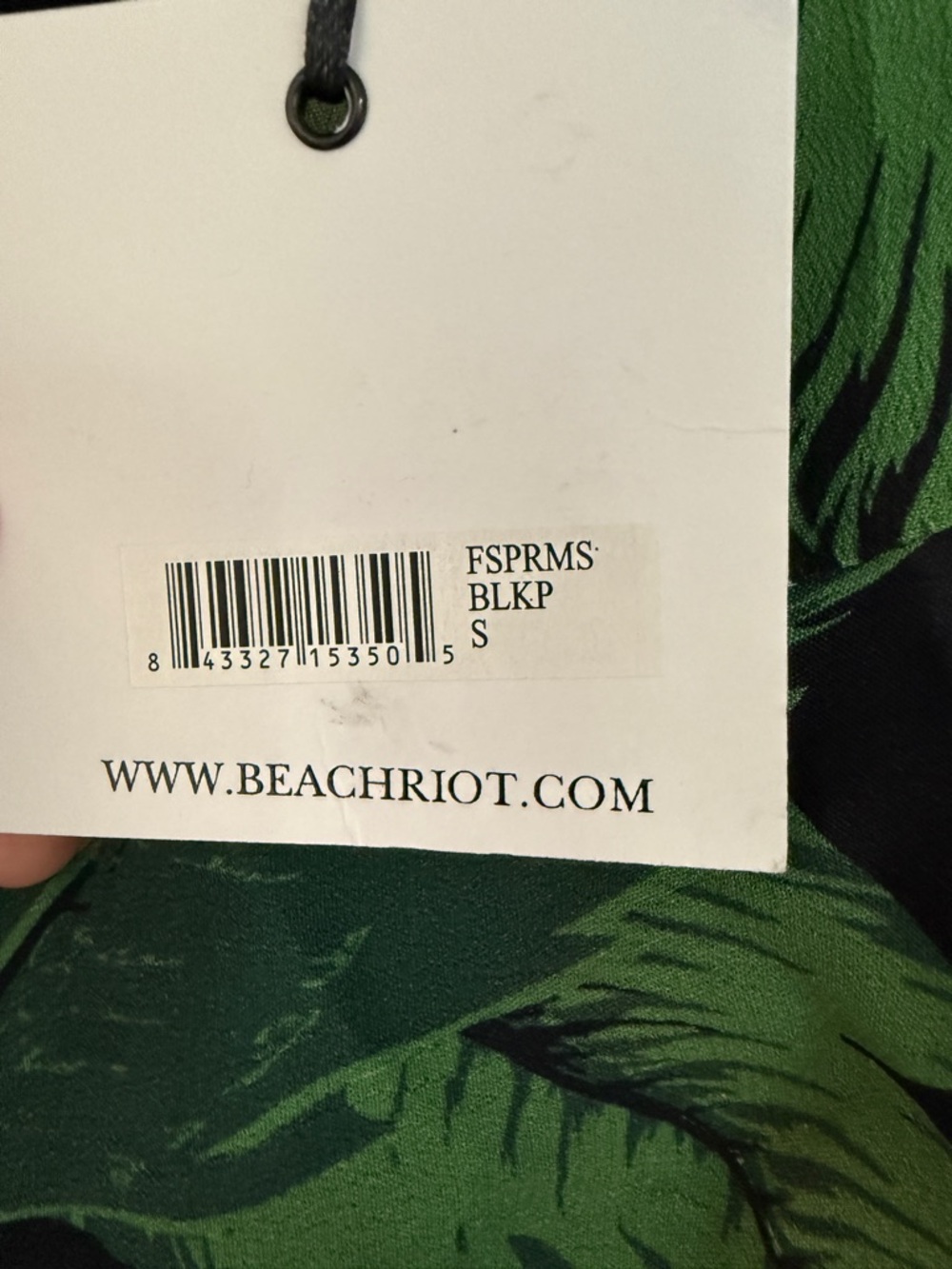 Beach Riot Rachel skirt in Black Palm - Picture 2 of 5